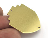 Geometric Blanks Tag Connector (Optional holes) Charms Raw Brass 33x33mm 0.8mm thickness Findings OZ3140-570