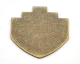 Geometric Stamping Blanks (Optional holes) Charms Antique Bronze Plated 26x26mm 0.8mm thickness Findings OZ3137-330