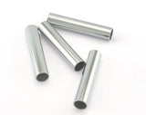 Cylinder Brass Tube Silver Tone (Nickel Free) Plated Brass Tubes 7x35mm (hole inside diameter 6mm) OZ3242