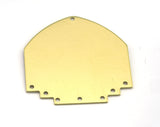 Geometric Connector (Optional holes) Charms Raw Brass 40x40mm 0.8mm thickness Findings OZ3120-850