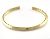Bracelet Raw Brass  (65mm inner size - Adjustable ) OZ3180
