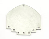 Geometric Connector (Optional holes) Charms Antique Silver Plated Brass 40x40mm 0.8mm thickness Findings OZ3120-850