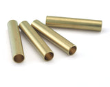 Cylinder Brass Tube Raw Brass 7x35mm (hole inside diameter 6mm) OZ3242