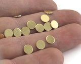 Round coin shape brass 6mm thickness is 0.8mm  raw brass 3447 tmlp