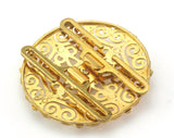 Swarovski Cardigan Clips for Women Sweater Clip Jacket Clip Shawl Clip Shirt Clip Brooches for Women Vintage Alloy 57mm