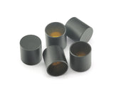 Cord End Caps Black Painted Brass 13x12mm (11mm inside diameter) Leather Cord Terminator cord  tip ends, ribbon end, ENC11 OZ3102
