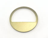 Round Charms Raw Brass 25mm (0.8mm thickness) no hole findings OZ3655-165