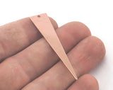 Long Triangle raw Copper 50x11mm (0.8mm thickness) 1 hole charms blanks findings OZ3741-210