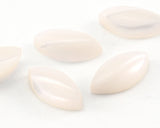 marquise shape Mother of Pearl cabochon 5x10mm 082 - no hole