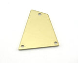 Quadrilateral Rectangle Trapezoid Rectangle Charms 3 Hole Raw Brass 23x21mm 0.8mm thickness Findings  R129-220