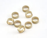 Spacer Bead Tube 5x2mm (hole 4mm) Raw Brass bab4 - 7  1365