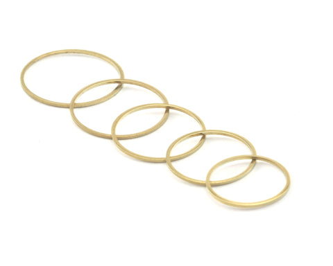 Circle Links, Seamless Ring Circle Connectors for Jewelry Making All size 22 - 24 - 26 - 28 - 30 mm OD (20-22-24-26-28mm ID) bab R335-38