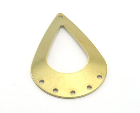 Drop Shape Tag Charms one hole 16x27.5mm (0.8mm) Raw brass charms findings earring OZ4285-330
