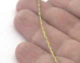Wire Art Swirl Textured Round Raw Brass Wire 1.5mm 16 Gauge raf7-02