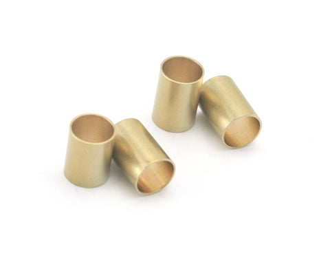 Raw Solid Brass Spacer Bead 9x13mm  (hole 8mm) , Findings bab8 4308
