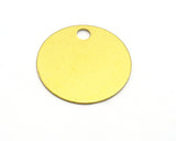 raw brass tag,  12mm circle disc , charms , findings oz68R-46