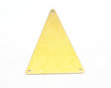 50x33mm raw brass triangle tag 3 hole connector raw brass charms ,raw brass findings 4580R