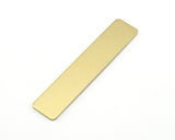 Rectangle Stamping Blank, Bar Necklace with Holes, Tag for Stamping, raw brass 10x50mm OZ3817-320