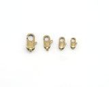 Lobster Claw Clasps Raw Brass Solid Brass 10 - 12 - 14 - 16 mm