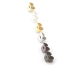 Stud Earring backs, Earring Findings, Replacement backs nuts, stopper, butterfly Brass or Plated - making earrings 6x4mm 4705