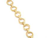 Chain Bracelet Necklace  Choker Medium for Jewelry Gold plated Brass 119