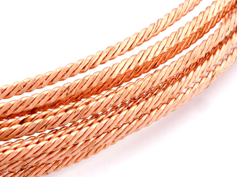 Swirl Raw Copper Strip sheet 3.5mm (1.5mm thickness) RF1-06
