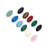 7x14 Marquise Cabochon Onyx, Mother of Pearl, Agate, Synthetic Turquoise, Howlite, Tiger's Eye,  cabochon 7x14mm CAB3 - no hole