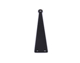 Triangle Black Painted brass 40x9mm (0.8mm thickness) 3 hole  charms  findings OZ-145 3502