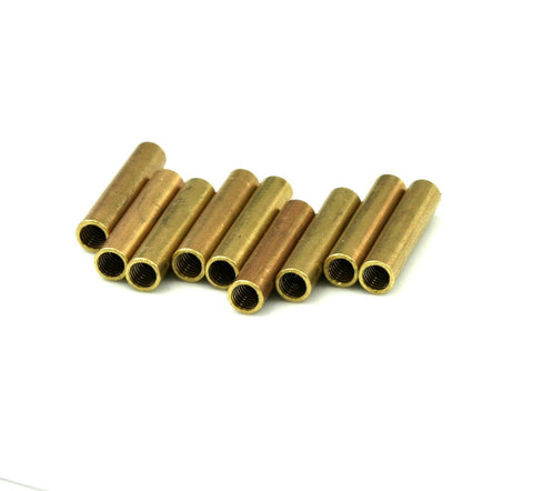10 Pcs Raw Brass Tube 25x5mm (M4 Thread ) 515