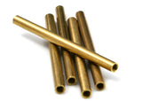 4 Pcs Raw Brass Tube 60x5mm (hole 4mm M4 thread) 553