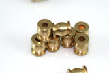 Spacer bead  ,İndustrial brass Charms ,Raw Brass Cylinder 7x6mm (hole 2,8mm) ,Pendant,Findings bab2.8 OZ1531