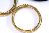 30 pcs Raw Brass round faceted Ring 35mm 1685 bab34r