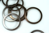 Circle Links, Seamless Ring Circle Connectors for Jewelry Making 100 Pcs 19mm antique copper tone 448AC-36