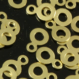 600 Pcs Raw Brass 4x7mm 2 hole connector Charms ,Findings 704R-36 tmlp