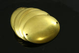 raw brass curved oval 2 hole connector 27x37mm raw brass charms ,raw brass findings,raw brass label 595R-340