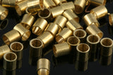 Raw Brass Tube 100 Pcs 3x3mm (hole 2,2mm 12 gauge) crimp spacer bead bab2Tu5,8 1881