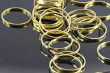 Raw Brass Ring 14mm (hole 12mm) industrial brass Charms,Pendant,Findings spacer bead 19 1674