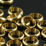 Raw Brass Ring 9.8x2,3mm (hole 8mm ) industrial brass Charms,Pendant,Findings spacer bead bab8Ri102 1559