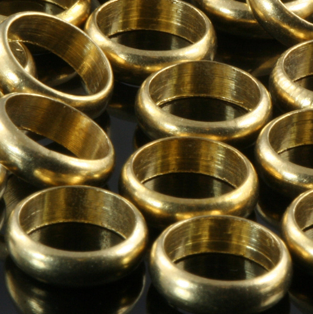 Raw Brass Ring 9.8x2,3mm (hole 8mm ) industrial brass Charms,Pendant,Findings spacer bead bab8Ri102 1559