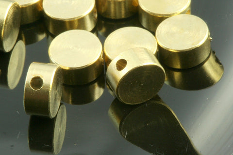 spacer bead raw brass 7x3,6mm bab1.5 481