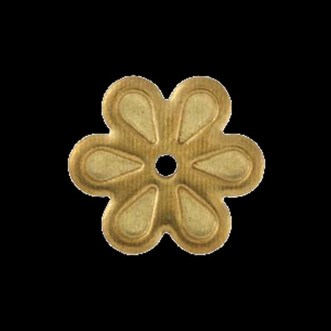100 pcs 13mm raw brass flower shape, middle hole pendant,raw brass charms ,raw brass findings 119R-44