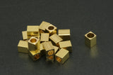 20 pcs 6x8mm 1/4"x5/16"  raw brass square tube (4.3mm 11/64" hole ) bab5 711