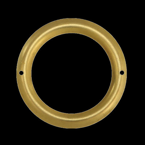 1 pc. 32mm raw brass cambered circle middle hole and 2 loop charms ,raw brass findings 488R-35
