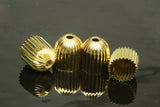 20 pcs 13,5x11,5mm 10mm inner 3mm hole raw brass cord  tip ends, raw brass ribbon end, raw brass ends cap, findings ENC10 1777