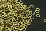 Circle Links, Seamless Ring Circle Connectors for Jewelry Making 500 pcs 4,5mm raw brass 298R-20 tmlp