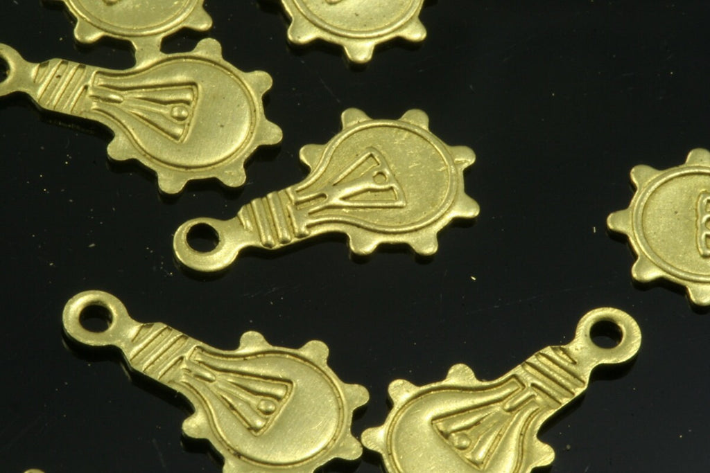 200 pcs 13x7mm raw brass lamp shape,raw brass raw brass pendant charms ,raw brass findings 948R-32 tmlp