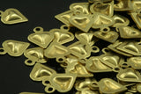 400 pcs raw brass 10x8mm heart shape cabochon tag stamp tag charms ,findings 948R-68 tmpl