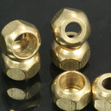 hanging metal beads 12 Pcs Raw Brass 10x8mm ENC7 1713