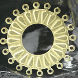 20 pcs  40mm raw brass filigree,raw brass connector, raw brass charms ,raw brass findings 436R-60