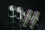 Magnetic clasp leather cord  9x10.4mm 3/8"x7/16" nickel plated solid brass 7.2mm 9/32" MCL7 AB1184